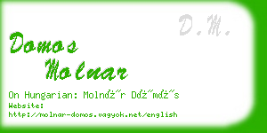 domos molnar business card